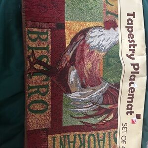 Rooster Tapestry Placemat